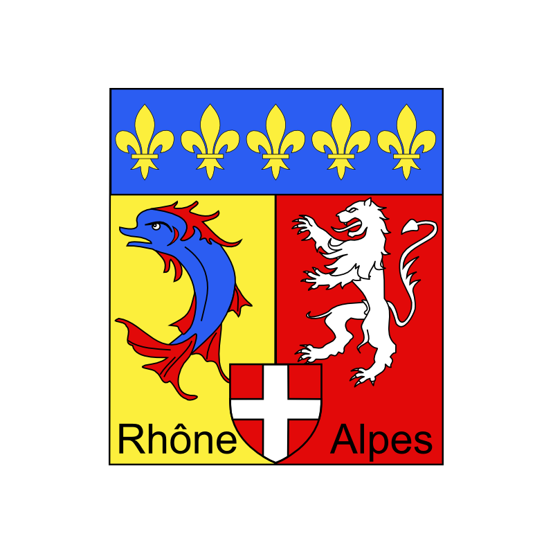 SAFIRMES 2 x Magnet Forme Blason Aimant frigo département 13 Bouche du Rhone 2X écusson Magnétique 4x5cm