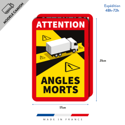 Autocollant Angle Mort pour...